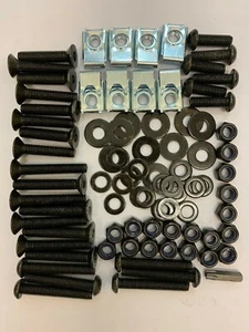 LAND ROVER DEFENDER 90 STAINLESS BLACK FRONT SAFARI REAR DOOR HINGE TORX - Picture 1 of 1