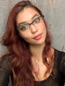 Neu ALAIN MIKLI A3024 51mm Schwarz Damen Halbrand Brille Brillengestell Italy N4 - Bild 1 von 11