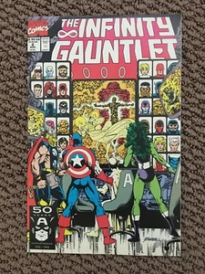 Infinity Gauntlet #2-1991 NM 9.0 Avengers / Thanos Jim Starlin George Perez - Picture 1 of 2