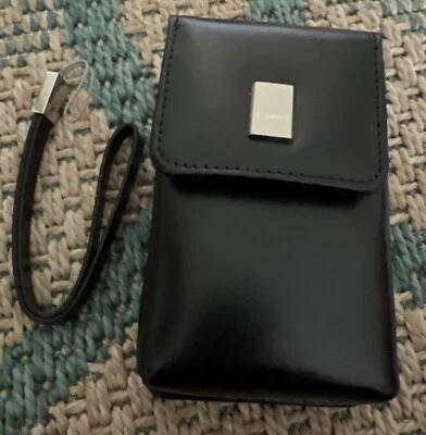 Canon PSC-55 PowerShot Leather Compact Camera Case Belt Loop Wrist Strap - Image 1 of 4