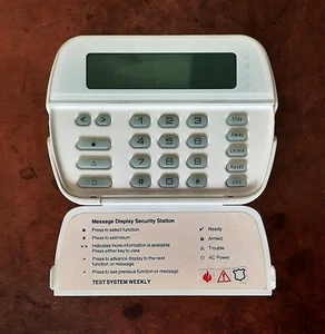 DSC ~ PK5500ENG Power Series 64-Zone Full-Message LCD Keypad ~ TESTED - Picture 1 of 3