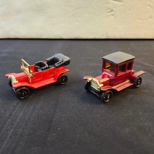 Tomy Tomica 1977 set of 2 Type - T Ford Coupe & Touring 1/60th scale Diecast - Picture 1 of 15