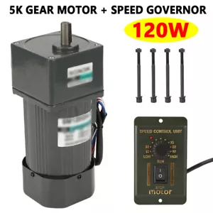Motoriduttore a vite senza fine coppia motore CW/CCW AC 220V 0- 270RPM - Foto 1 di 23