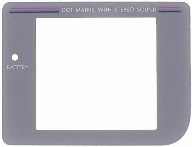 MARKENLOS GB Game Boy Classic Display-Scheibe 🖥️✅ Ersatz Austausch Screen LCD Grau (NEU)