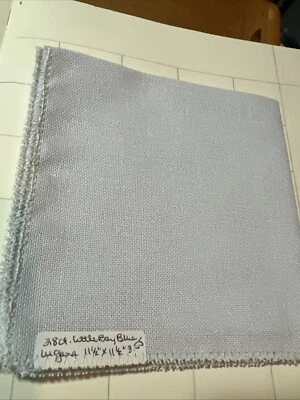 38 unidades de tela Aida para punto de cruz 11,5”X11,5” Little Boy azul blanco lino Foto 1 de 3