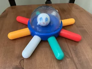 Chicco Vintage Baby Toy Octopus Dome Happy Face Ball Eight Legs - Picture 1 of 5