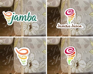 Jamba Juice Smoothie Logo Custom Colored Vinyl Sticker Decal car tumbler laptop - Picture 1 of 7