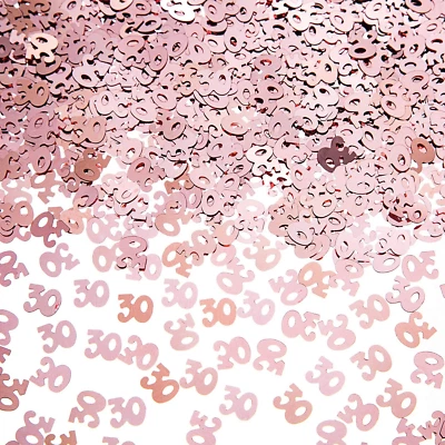 30Th Wedding Anniversary and 30Th Birthday Party Table Confetti Decorations, 30 - Image 1 of 3