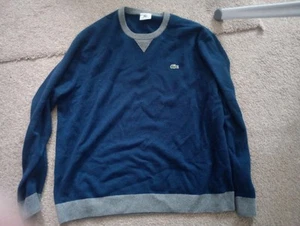 Lacoste Mens Wool Crew Neck Jumper Size 7 ( XL ) price drop - Picture 1 of 5