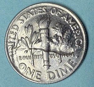 Struck Through Errors 2004 D Roosevelt Dime Massive Error Multiple Errors Coin. - Picture 1 of 7