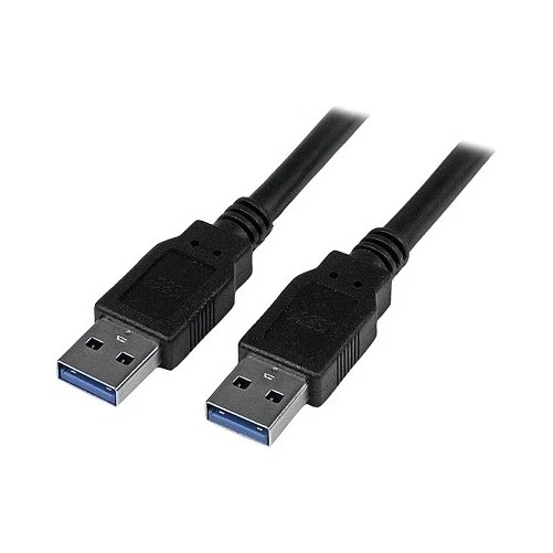 Startech USB3SAA6BK 6FT USB 3.0 CABLE TYPE A BLACK USB-A CABLE MALE TO MALE - Image 1 of 1