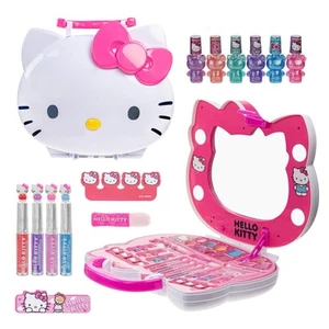 Hello Kitty Gesicht beleuchtet Make-up Kosmetik Set für Mädchen, enthält Nagel, Augen und... - Bild 1 von 9