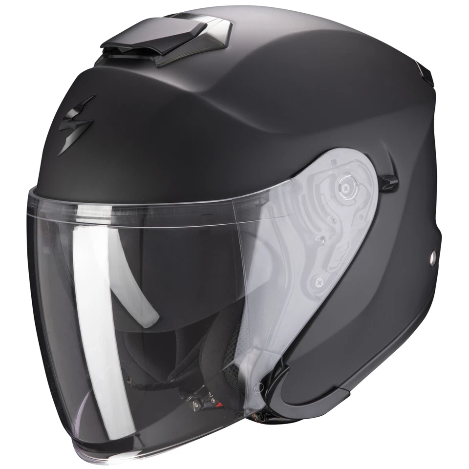 Scorpion Exo-S1 Solid Matt-Schwarz Jethelm Rollerhelm Motorradhelm - Bild 1 von 1