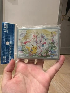 IN STOCK 2025 Pokémon Hangzhou Masters Card Sleeves Sylveon&Pikachu Illustration - Picture 1 of 3