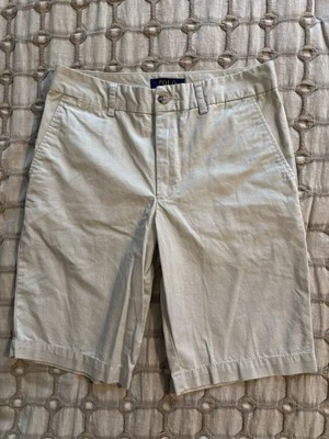 Polo Ralph Lauren Khaki Chino Shorts Boy’s Size 12 Flat Front 9” Inseam - Image 1 of 4