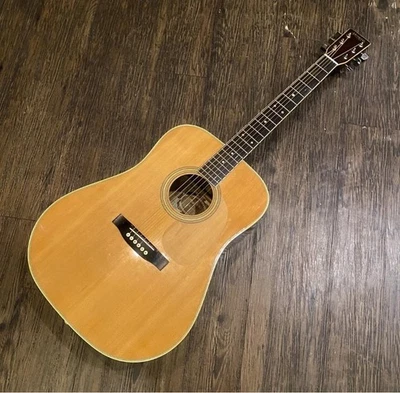 Guitarra Acústica Aria W 200 Años 70 Tapa de Abeto Cuerpo de Palisandro Natural SN 02121 Foto 1 de 4