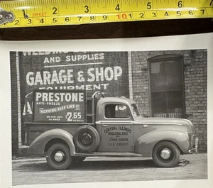 Ford Pickup Springfield Illinois 1941 garaje taller letrero anticongelante piedra - Imagen 1 de 3