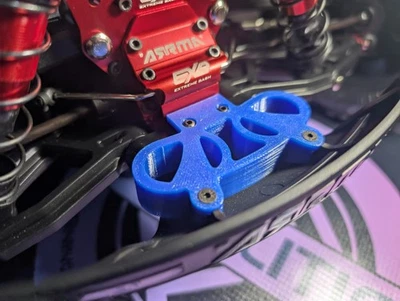 Soporte de parachoques (delantero) - Compatible con Arrma 6S Foto 1 de 4