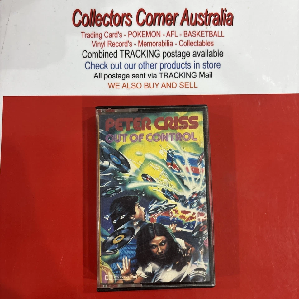 KISS Peter Criss OUT OF CONTROL Rare 1980 West Germany Cassette Tape Solo Album - Image 1 of 4