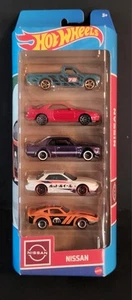 Hot Wheels Nissan 5-Pack Set -- Skyline Silvia Fairlady 1:64 Scale Diecasts - Picture 1 of 4