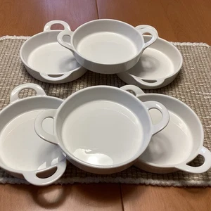 6 Sweese Creme Brulee Dishes Double Handled 4.75” - Picture 1 of 8