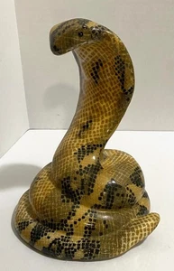 CERAMIC KING COBRA, 8" TALL, 6" WIDE - Picture 1 of 1