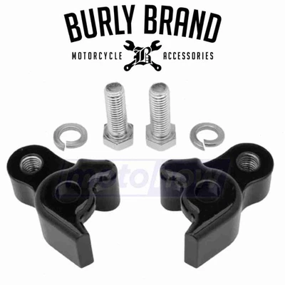 Burly Brand Lowering Blocks for 1997-2001 Harley Davidson FLHT Electra Glide fg - Image 1 of 4