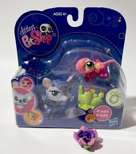 Littlest Pet Shop Pet Pairs: #1454 Armadillo & #1455 Gecko - Picture 1 of 7
