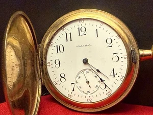 Waltham Gold Filled Pocket Watch 12s Runs -5 - Picture 1 of 6