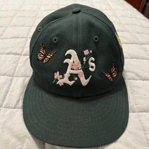 Oakland Athletics A's - 1989 World Series Snapback Floral Butterfly 1901 New Era - Bild 1 von 14
