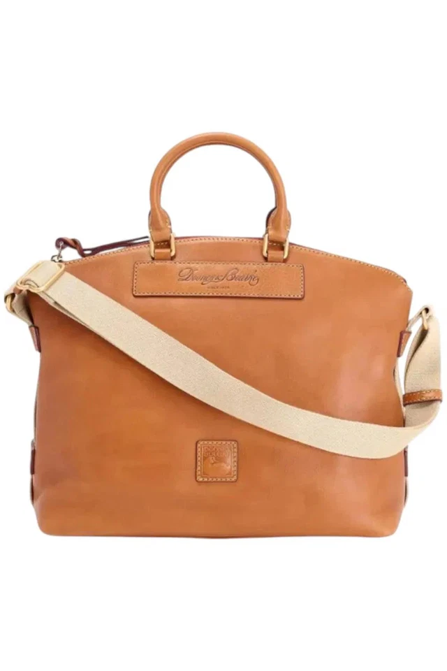 Dooney & Bourke Florentine Leather Small Juliette Bag Crossbody Nat - Image 1 of 1