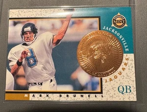1997 Pinnacle Mint Collection NFL Bronze Mark Brunell NFL Card #3 Jaguars - Picture 1 of 3
