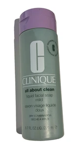 Clinique All About Clean flüssige Gesichtsseife milder Reiniger 200 ml volle Größe - Bild 1 von 1