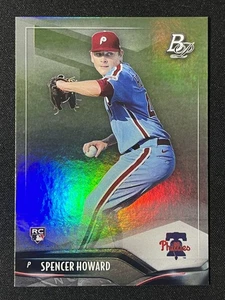 2021 Bowman Platinum #96 Spencer Howard RC Philadelphia Phillies Rookie - Picture 1 of 2