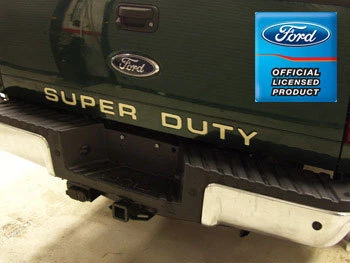 Ford F250 F350 Super Duty Tailgate Letters Inserts Stickers Years 2008 - 2016 - Image 1 of 1