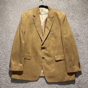Chaps Blazer 48 L Maße 51" braun Sport Mantel 2-Knopf belüftet Jacke - Bild 1 von 9
