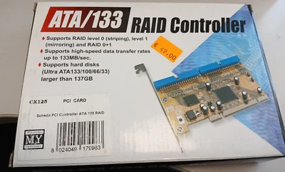 SCHEDA PCI CONTROLLER ATA 133 RAID - Immagine 1 di 3