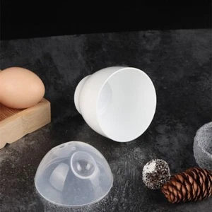 2 Stück Hitzefest Mikrowelle Eierkocher Kunststoff Eierkocher Frühstück - Bild 1 von 12