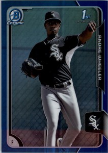 2015 Bowman Chrome Prospects Blue Refractors #BCP111 Andre Wheeler /150 - NM-MT