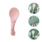 Silicone Utensils Set with Stainless Steel Spoon and Rice Paddle