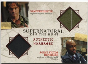 Supernatural Seasons 1-3 2014 Dual Costume Wardrobe DM05 Sam Winchester & Victor - Picture 1 of 1