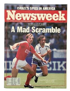 Michel Platini World Cup 1986 NEWSWEEK International Magazine Jun 16 1986 - Picture 1 of 1