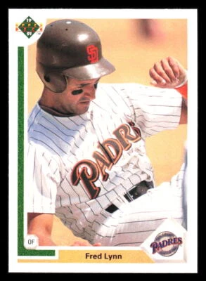 1991 Upper Deck  Fred Lynn #273 San Diego Padres - Image 1 of 2