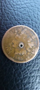 1865 seated liberty dime Error - Picture 1 of 2