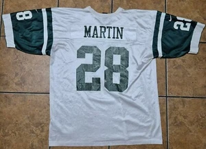 Nike NFL New York Jets Curtis Martin 28 Football Shirt Jersey White Size 2XL XXL - Picture 1 of 11