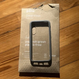 Pela Clear Case Gray iPhone XS - Zdjęcie 1 z 2
