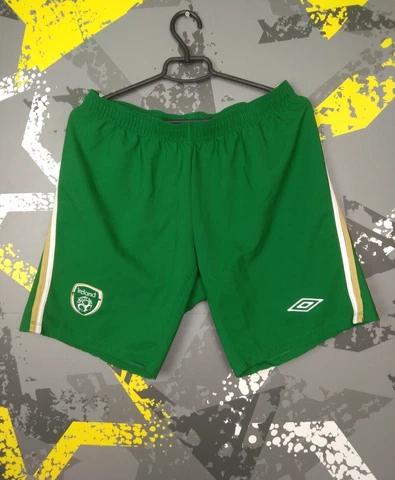 Republic Of Ireland Eire Home Football Shorts Green Umbro Mens Size L ig93 Cover