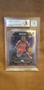 2022 BENNEDICT MATHURIN Panini Prizm Signature #57 RC Rookie Auto BGS 10 Rare - Bild 1 von 3