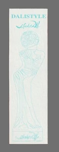 Carte publicitaire - advertising card - Dalistyle de Salvador Dali recto verso - Picture 1 of 2