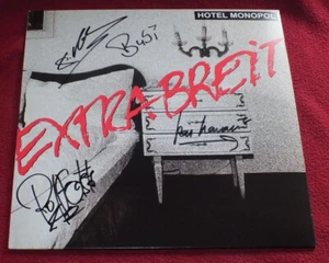 Pink Vinyl LP SIGNIERT* EXTRABREIT *Hotel Monopol *Autogramm *NDW - Bild 1 von 2